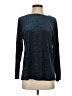 Dialogue Teal Long Sleeve Top Size S - photo 1