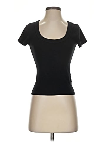 Madewell (Re)generative Cotton Ribbed Scoopneck Tee (view 1)
