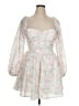 City Studio Floral White Cocktail Dress Size XL - photo 1