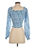Cool Change 100% Rayon Blue Long Sleeve Blouse Size XS - photo 2