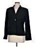Le Suit 100% Polyester Black Blazer Size 8 - photo 1