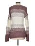SO Color Block Burgundy Pullover Sweater Size S - photo 2