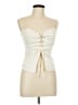 Cotton Candy LA Ivory Sleeveless Blouse Size L - photo 1
