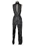 Xhilaration Stripes Black Jumpsuit Size S - photo 2