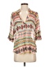 Wishful Park 100% Polyester Ivory 3/4 Sleeve Blouse Size S - photo 1