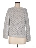 Ann Taylor LOFT Tweed Silver Pullover Sweater Size Med Petite - photo 1