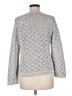 Ann Taylor LOFT Tweed Silver Pullover Sweater Size Med Petite - photo 2