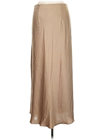 Madewell Satin Maxi Slip Skirt (view 2)
