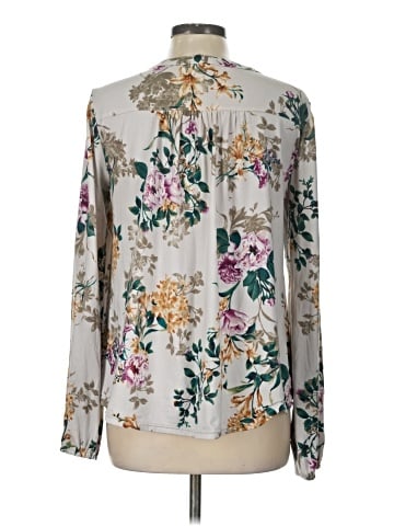 Hem & Thread Long Sleeve Blouse (view 2)
