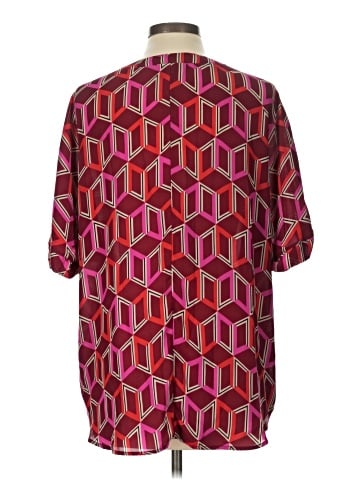 Worthington Short Sleeve Blouse (view 2)
