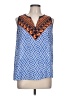 THML 100% Polyester Blue Sleeveless Blouse Size L - photo 1