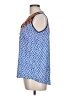THML 100% Polyester Blue Sleeveless Blouse Size L - photo 5