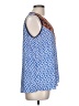 THML 100% Polyester Blue Sleeveless Blouse Size L - photo 4