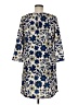 Sami + Dani Print Blue Casual Dress Size M - photo 2