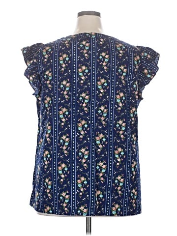 BLOOMCHIC Short Sleeve Blouse (view 2)