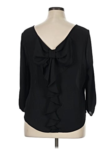 7th Avenue Design Studio New York & Company 3/4 Sleeve Blouse (view 2)