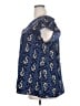 BLOOMCHIC Blue Short Sleeve Blouse Size 18 - 20 - photo 5
