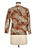 Boston Proper Animal Print Brown Long Sleeve Turtleneck Size M - photo 2