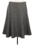Sundance Chevron-herringbone Gray Wool Skirt Size 8 - photo 1