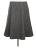 Sundance Chevron-herringbone Gray Wool Skirt Size 8 - photo 2