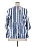 BLOOMCHIC Blue 3/4 Sleeve Blouse Size 18 - photo 2