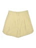 Easel 100% Cotton Solid Yellow Tan Shorts Size L - photo 1