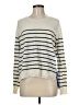 Mason 100% Cashmere Stripes Ivory Cashmere Pullover Sweater Size M (estimated) - photo 1
