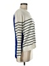 Mason 100% Cashmere Stripes Ivory Cashmere Pullover Sweater Size M (estimated) - photo 4