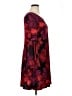 MSK Print Burgundy Cocktail Dress Size 1X - photo 4