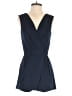 BCBGeneration Solid Blue Romper Size XXS - photo 1