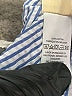 L.L.Bean Checkered-gingham Blue 3/4 Sleeve Button-Down Shirt Size XL - photo 8