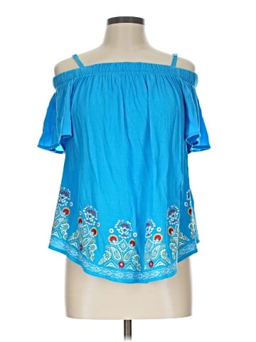 A. Byer Short Sleeve Blouse (view 1)