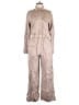 Nicholas 100% Viscose Metallic Tan Jumpsuit Size 6 - photo 1
