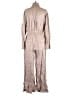 Nicholas 100% Viscose Metallic Tan Jumpsuit Size 6 - photo 2