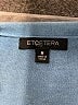 Etcetera Blue Silk Cardigan Size M - photo 4