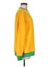 Fantaslook 100% Polyester Color Block Yellow Pullover Sweater Size M - photo 4