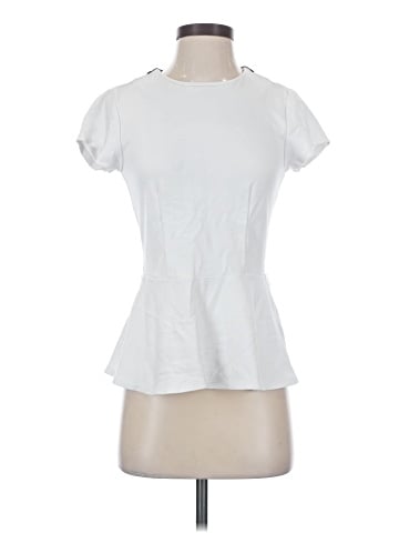 Black Saks Fifth Avenue Short Sleeve Top (view 1)
