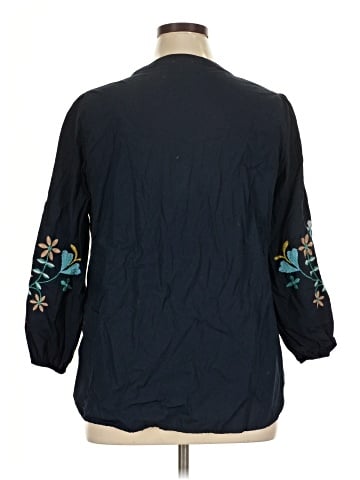 Talbots Outlet 3/4 Sleeve Blouse (view 2)