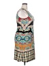 MSK Paisley Blue Cocktail Dress Size 2X Petite - photo 4