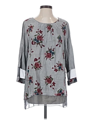 Ali Miles 3/4 Sleeve Blouse (view 1)