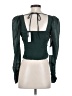 ASTR The Label 100% Polyester Green Long Sleeve Blouse Size S - photo 2