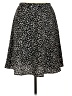 Bobeau Polka Dots Black Casual Skirt Size L - photo 1