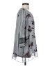 Ali Miles 100% Polyester Gray 3/4 Sleeve Blouse Size S - photo 4