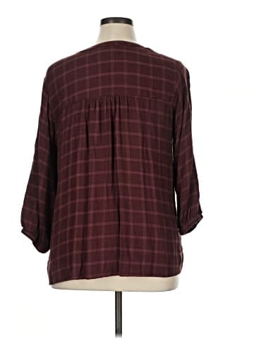 Wrangler Jeans Co 3/4 Sleeve Blouse (view 2)