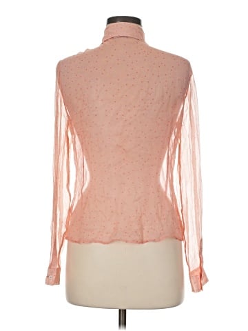 Calypso by Christiane Celle Long Sleeve Silk Top (view 2)