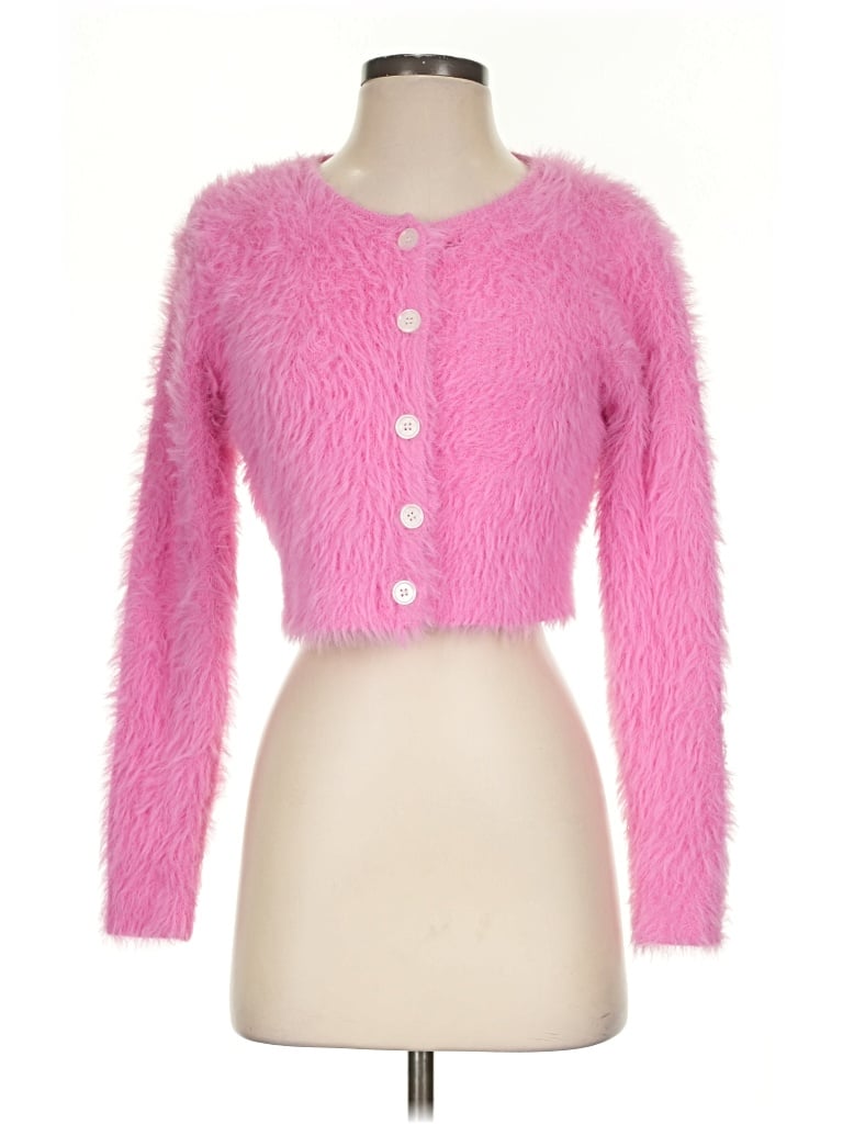 Pre-owned Princess Polly Cardigan Sweater In Pink