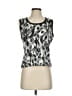 St. John Silver Sleeveless Top Size S - photo 1