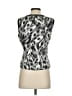St. John Silver Sleeveless Top Size S - photo 2