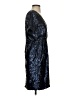 Francesca's 100% Polyester Paisley Blue Cocktail Dress Size S - photo 4