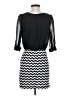Ruby Rox 100% Polyester Chevron-herringbone Black Casual Dress Size S - photo 2